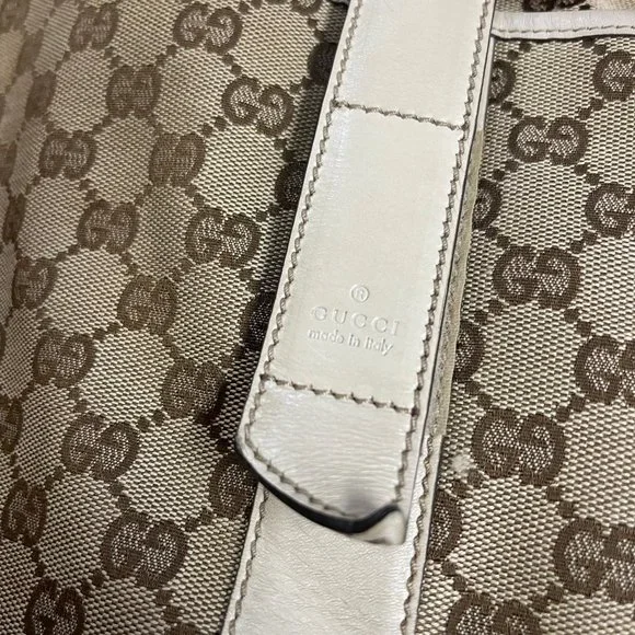 Gucci Tote Bag Brown Canvas - Picture 4 of 13